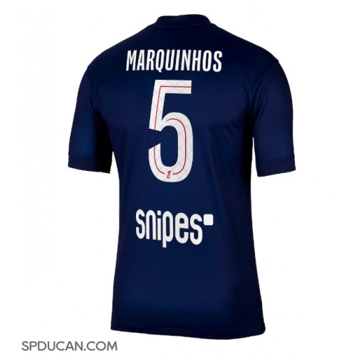 Muški Nogometni Dres Paris Saint-Germain Marquinhos #5 Domaci 2025-26 Kratak Rukav